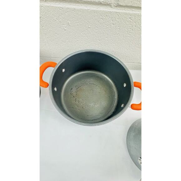 Rachael Ray Brights Hard Anodized Cookware Set Non-Stick Set Of 4 - Picture 3 of 13